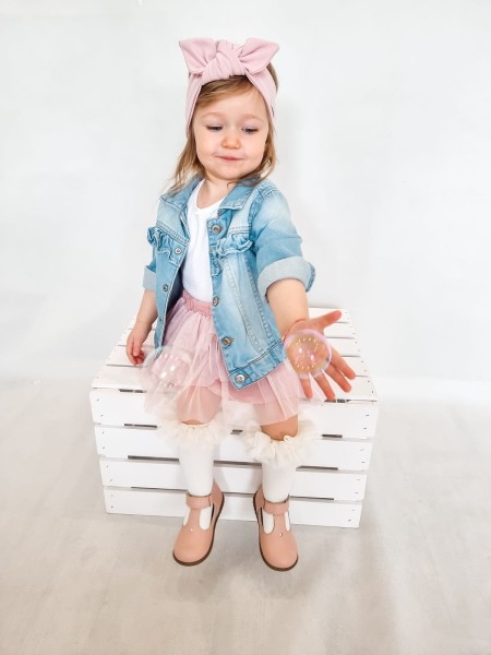 Opaska PIN UP jasny róż.jpg