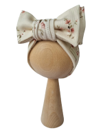 Opaska Big Bow Drobne Różyczki Beż (2).png