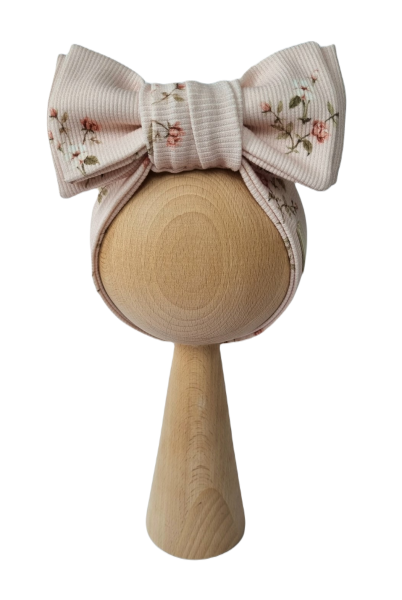 Opaska Big Bow Drobne Różyczki Róż (1).png