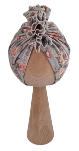 TURBAN FALBANKA Herbaciane Róże Niebieski