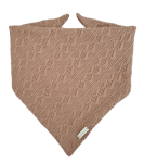 CHUSTA SWETERKOWA Brązowy