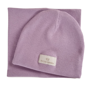 KOMPLET PRINCESSKA CZAPKA I KOMIN Lilia