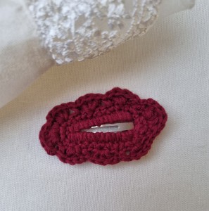 SPINKA SZYDEŁKOWA Bordowa