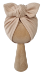 TURBAN MOTYLEK Ażurek Beż