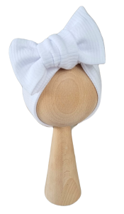 OPASKA KOKARDA Ażurek Biel