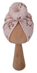 TURBAN DONUT Różyczki na bawełnie Róż