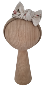 OPASKA BEZUCISKOWA SUPEŁEK Różyczki na bawełnie Beż