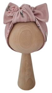 OPASKA SUPEŁEK Sepia Flowers Pustynny Róż 