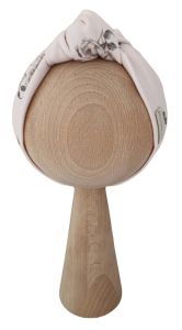 OPASKA WĘZEŁ Sepia Flowers Beż