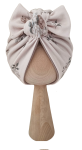 TURBAN SUPEŁEK PODWÓJNY Sepia Flowers Mokka
