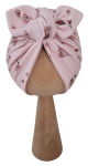 TURBAN MOTYLEK PODWÓJNY Fiołki na Różu