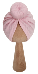 TURBAN DONUT WAFELEK Jasny Róż  