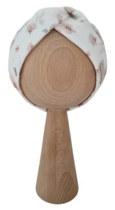 OPASKA PRZEKŁADANA Magnolie na Bieli PRĄŻEK