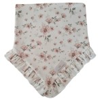 CHUSTA Z FALBANKĄ Magnolie na Bieli PRĄŻEK 