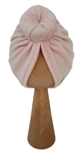 TURBAN DONUT SWETEREK Jasny Róż