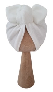 TURBAN MOTYLEK SWETEREK Ecru