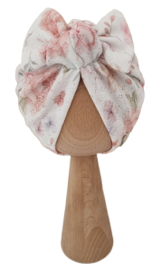 TURBAN AŻURKOWY SUPEŁEK Pastelowe Kwiatki