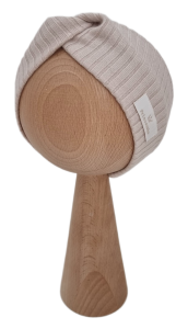 OPASKA PRZEKŁADANA sweterek prążek Jasny Beż