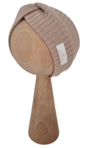 OPASKA PRZEKŁADANA sweterek prążek Ciemny Beż