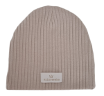 CZAPKA sweterek prążek Jasny Beż
