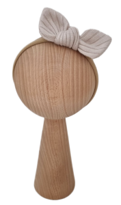 OPASKA BEZUCISKOWA MOTYLEK sweterek prążek Jasny Beż