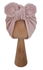 VELVET PRĄŻEK TURBAN SPLOTKA Róż 