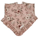 CHUSTA Z FALBANKĄ Vintage Flowers Róż