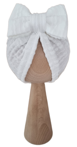 TURBAN KOKARDA SWETEREK WARKOCZ Ecru