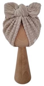 TURBAN MOTYLEK SWETEREK WARKOCZ Beż