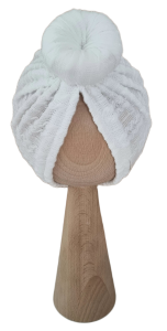 TURBAN DONUT SWETEREK WARKOCZ Ecru