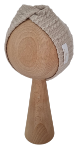 OPASKA PRZEKŁADANA SWETEREK WARKOCZ Beż