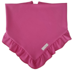 CHUSTA Z FALBANKĄ Fuksja