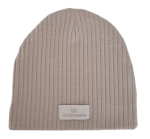 CZAPKA sweterek prążek Jasny Beż 