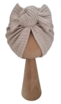 TURBAN SUPEŁEK sweterek prążek Jasny Beż 