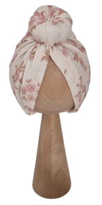 TURBAN MUŚLINOWY DONUT Retro Daisy