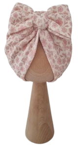 TURBAN AŻURKOWY KOKARDA Pastelowa Łączka