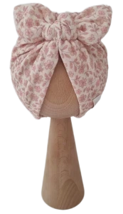 TURBAN MUŚLINOWY MOTYLEK Pastelowa Łączka