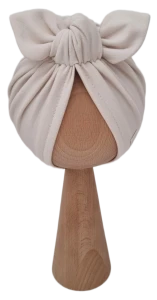 TURBAN MOTYLEK Śmietankowy
