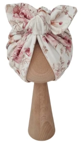 TURBAN MOTYLEK PODWÓJNY Jesienne Kwiaty