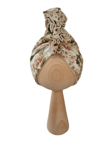 TURBAN FALBANKA PODWÓJNY Różany Ogród Biel