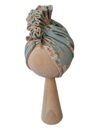 Turban Podwójny Vintage Roses Niebieski (1).png