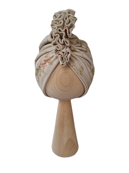 Turban podwójny Vintage Roses Beż (1).png