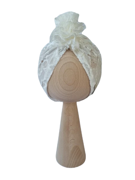 Turban Koronka Falbanka  Ecru (1).png